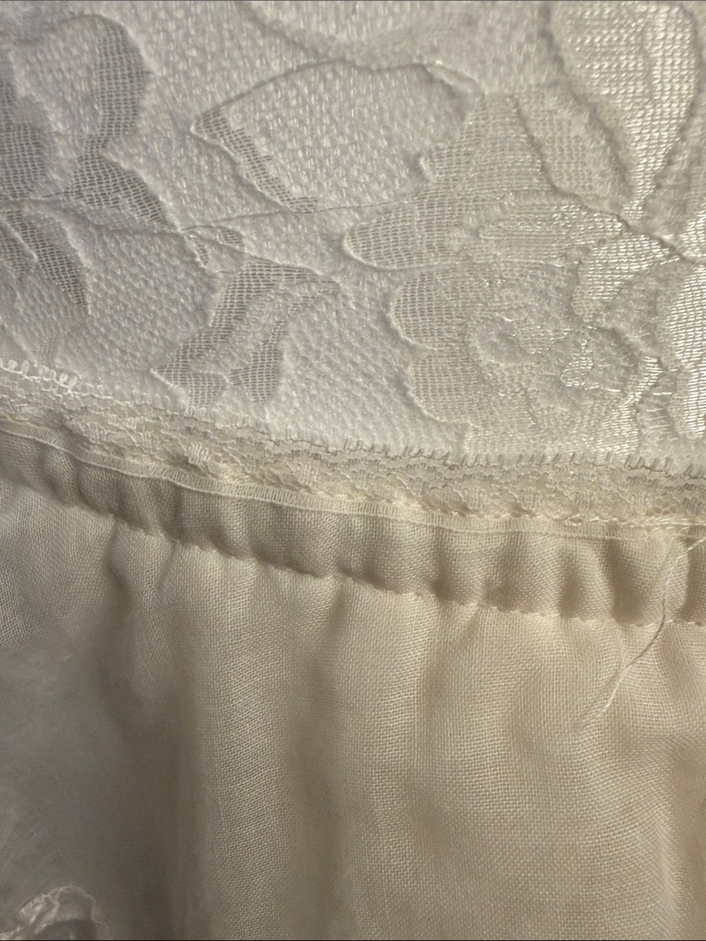 Rare Vintage 70’s Gunne Sax by Jessica San Francisco Cream and Lace Maxi Dress - Picture 11 of 16